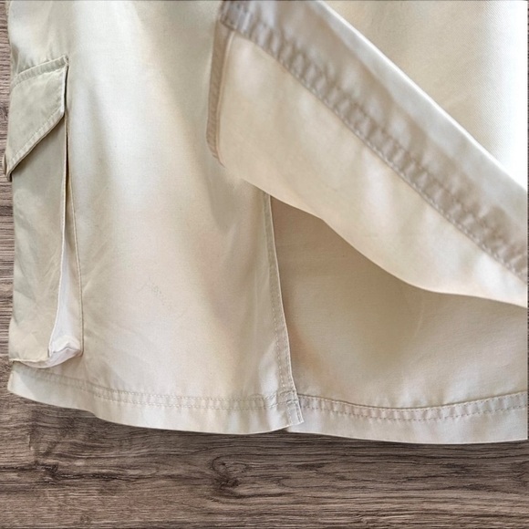 GAP Light Tan Cargo Utility Skirt, Size Large - Picture 3 of 4